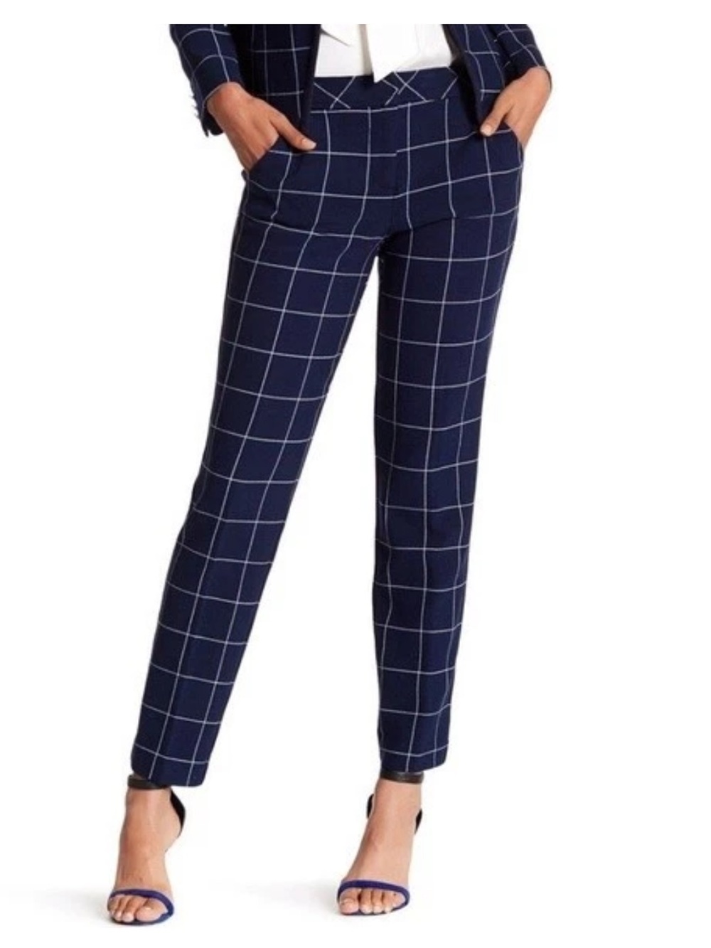 Trina Turk Elian Windowpane Pant 12